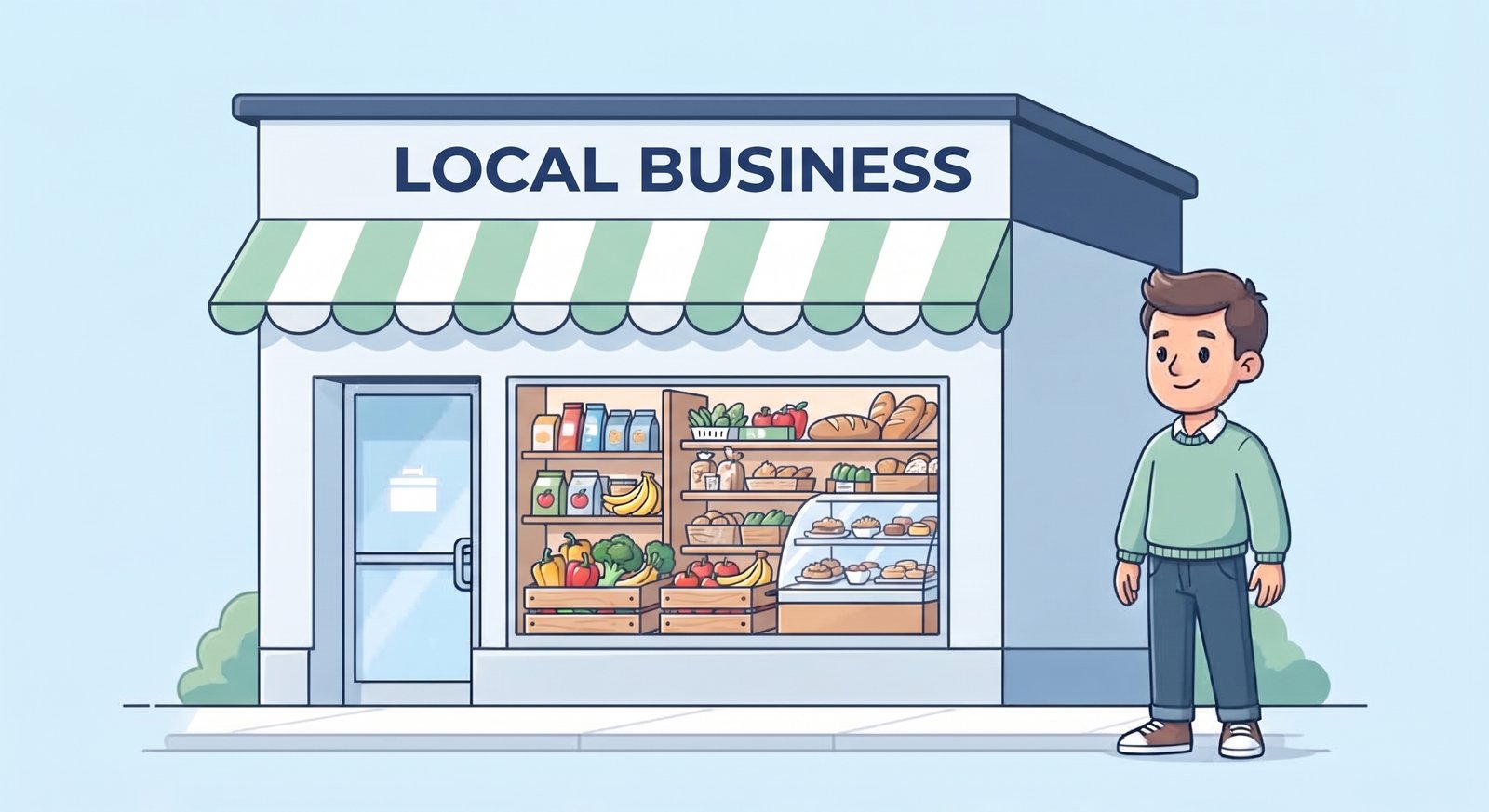 Local Small Business Storefront